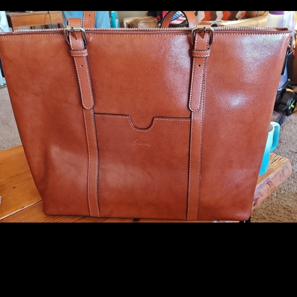 Leather satchel
